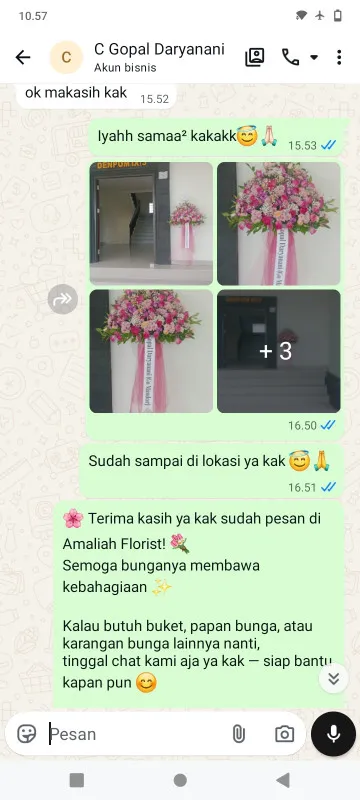 Pengiriman Karangan Bunga Durenjaya Bekasi Timur